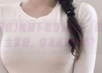 视频下载导航在手，吃瓜网红全掌握，你准备好了吗？